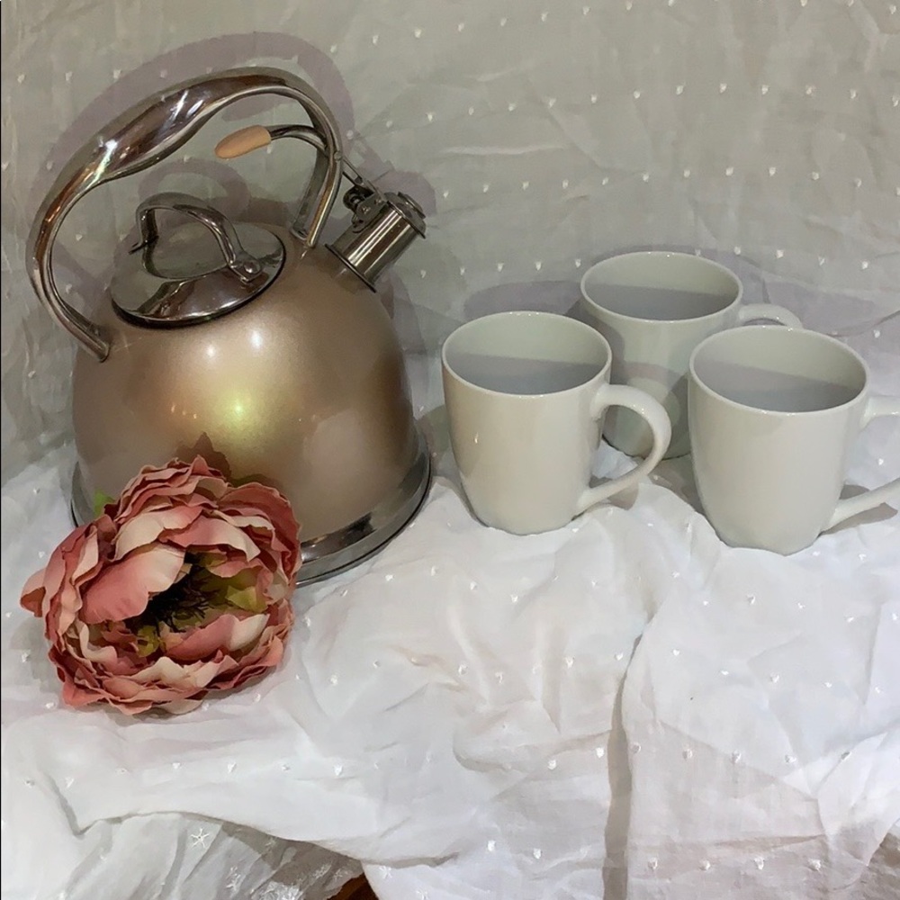 White tea cups ceramic